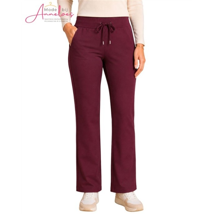 Zoso Travel Broek Jantine recht - Bordeaux Zoso Travel Broek Jantine recht - Bordeaux